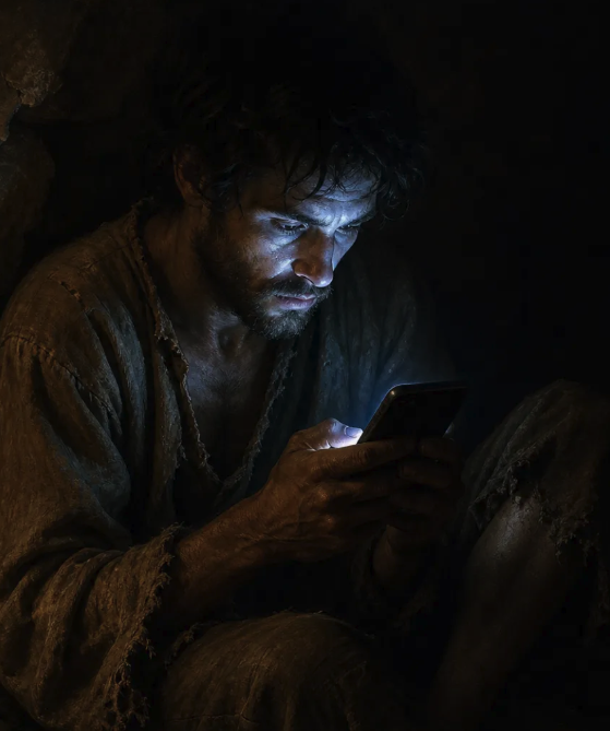 stefiroli's tweet photo. Ho chiesto all’AI di mettere un uomo del 1300 in una taverna buia con uno smartphone in mano. Quella luce fredda che illumina il suo volto nell’ombra è lo specchio di noi ogni notte sul divano. Cambia solo il costume. Siamo nel Nuovo Medioevo.
https://t.co/Jl07bQ6hFz https://t.co/wYlMN60CAE