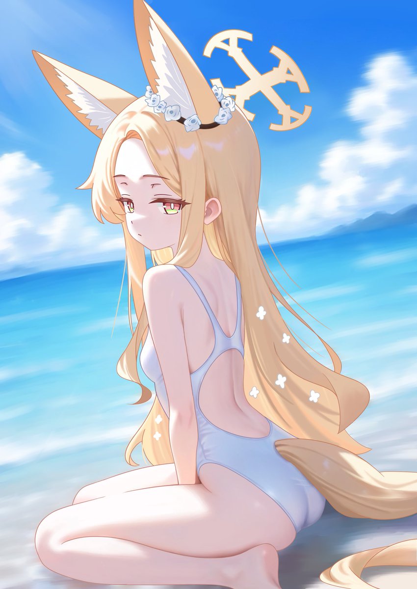 Rin0214TW's tweet photo. 夏が来たのかな。
今年の夏は、どんな色になるんだろう。
#ブルアカ #BlueArchive ＃セイアちゃん https://t.co/HQaDCDKyP2