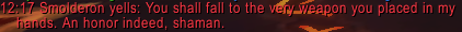 Zarroe_'s tweet photo. i recently discovered the secret smolderon dialog and it's a treat every time considering i've been in here 600x (free me blizzard) https://t.co/9IXZhmHs00