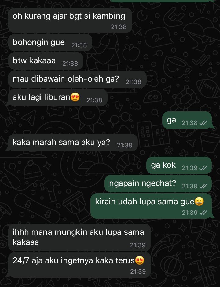 rumahwini's tweet photo. 13.) kenapa begitu ka adan? kan biasanya juga males kalo di chat si bocil hmmmm https://t.co/CQbMPEJW2j