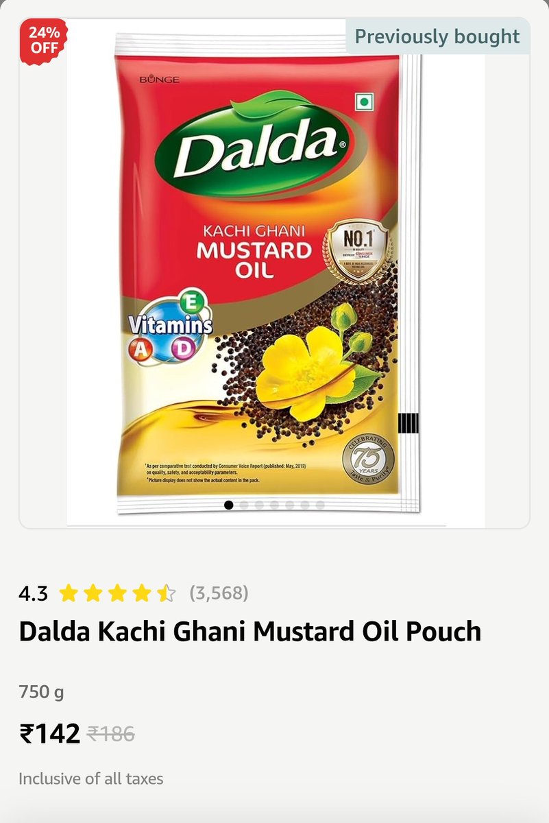 deepaktrek's tweet photo. @jagograhakjago @PralhadJoshiOfc @blvermaup @Nimu_Bambhaniya @inidhikhare @PIB_India @mygovindia @PMOIndia @Seaof_india @IVPA_India @thelmindia These are the various pack sizes being sold for mustard oil. 750g, 825g &amp; 850g. https://t.co/DItOTGx6fp