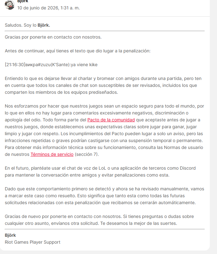 ApollyonDRK's tweet photo. mi amigo se llama enrique por lo cual en mexico su apodo es kike,le escribi a mis otros amigos que ya venia y riot no solo me quita el honor y me suspende si no que nisiquiera se toma el tiempo de leer lo que les puse,les dije que no lo dije como insulto  grande @RiotSupport https://t.co/UyhDiG8XNw