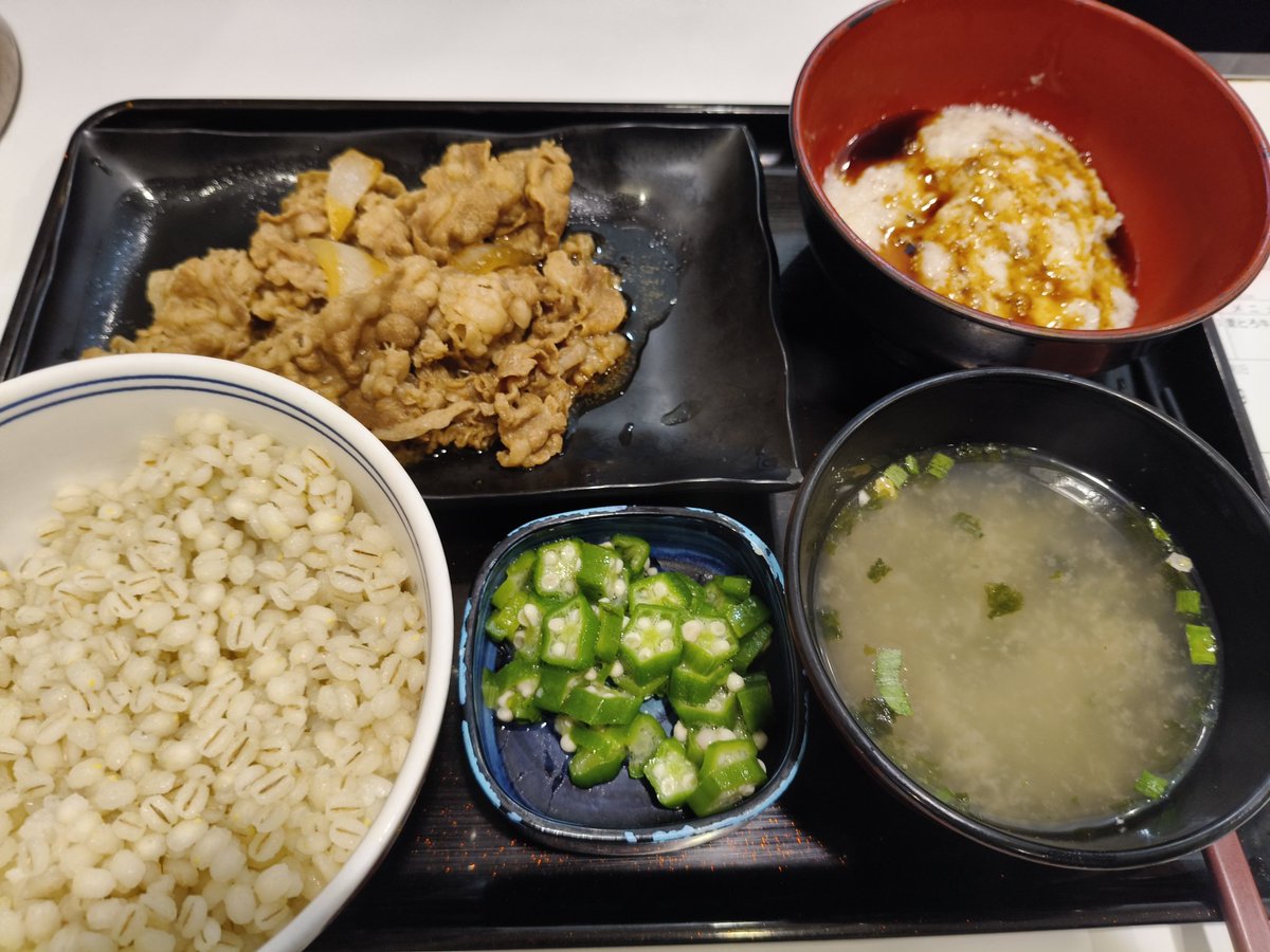 b180a's tweet photo. 吉野家の 麦とろ牛皿御膳
ネバネバが食べたかった
満足度高い😋 https://t.co/FVCkMUzn0Y