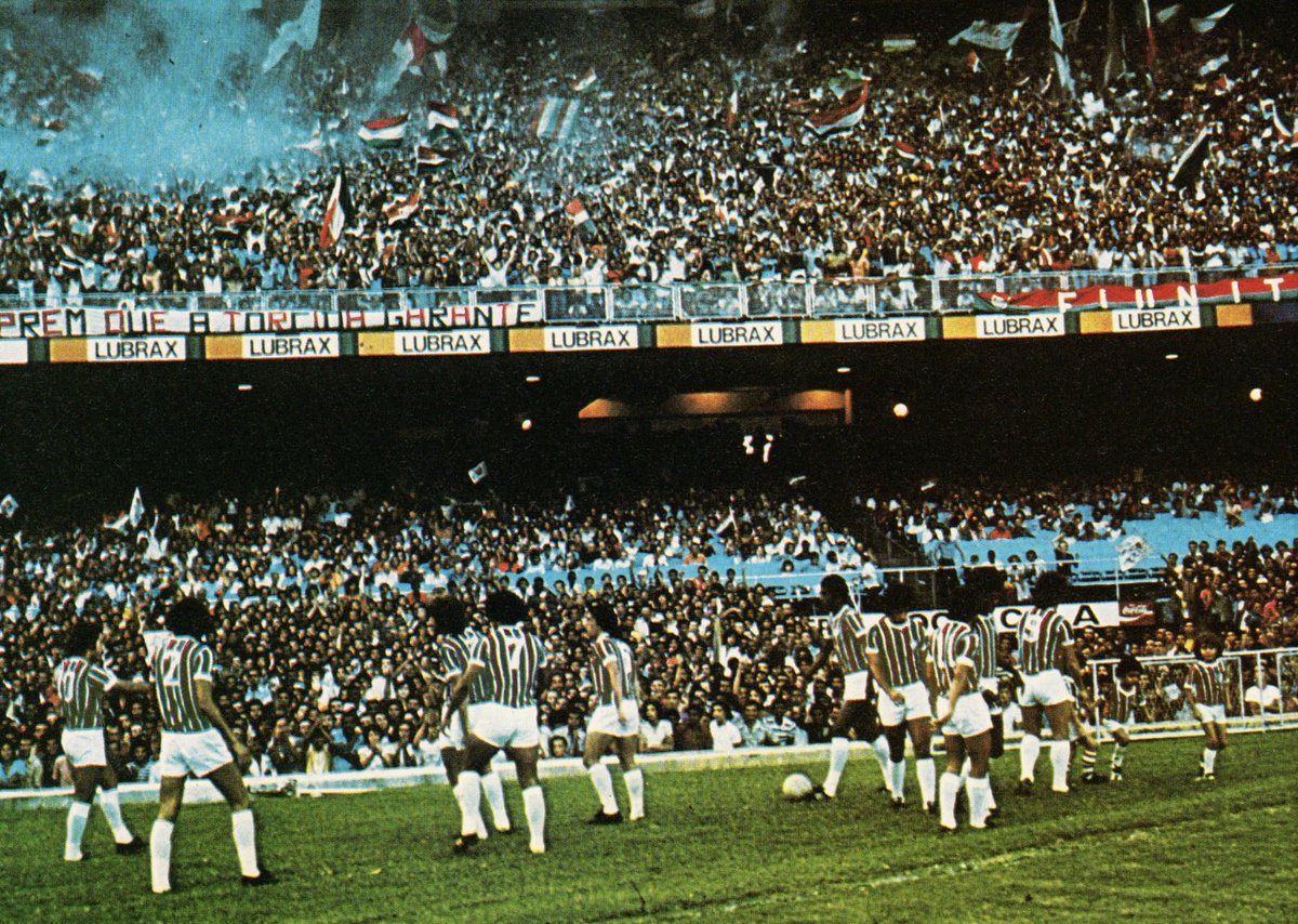 Theleaguemag's tweet photo. Fluminense and their fans https://t.co/WpkhOmiQcF