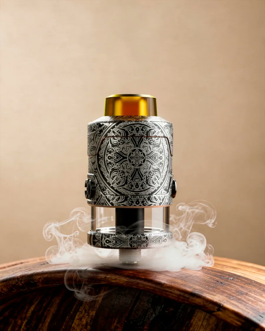 hao39561's tweet photo. DJV RDTA V2 雕花版 26MM RDTA https://t.co/xQSdfnb1Ob