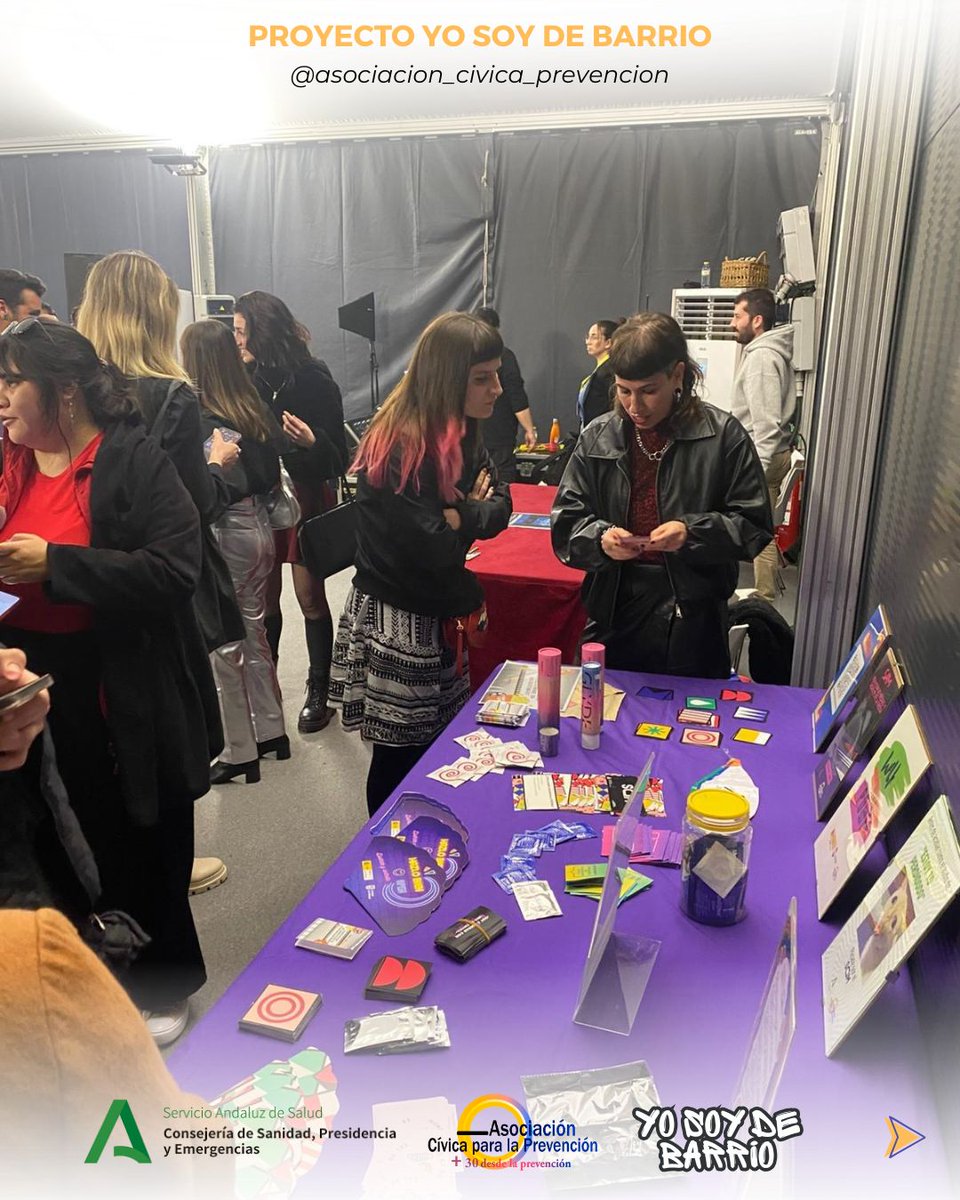 ACP_malaga's tweet photo. Durante los últimos meses hemos estado presentes con nuestros Puntos Preventivos:
 🎬 Festival de Cine de Málaga 📷 Festival de Voluntariado 📷 Semana Cultural  

Todo con el Proyecto Yo soy de Barrio. @saludand https://t.co/jb8Qn8deg2