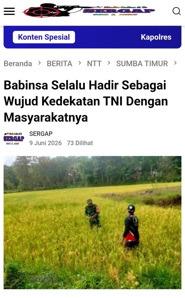 sumpajaaa's tweet photo. TNI menyatu dengan rakyat bukan sekedar ungkapan. Itu adalah praktik konkret membangun tanah air.

Bersatu Dalam Kerja https://t.co/isoUprRfmC