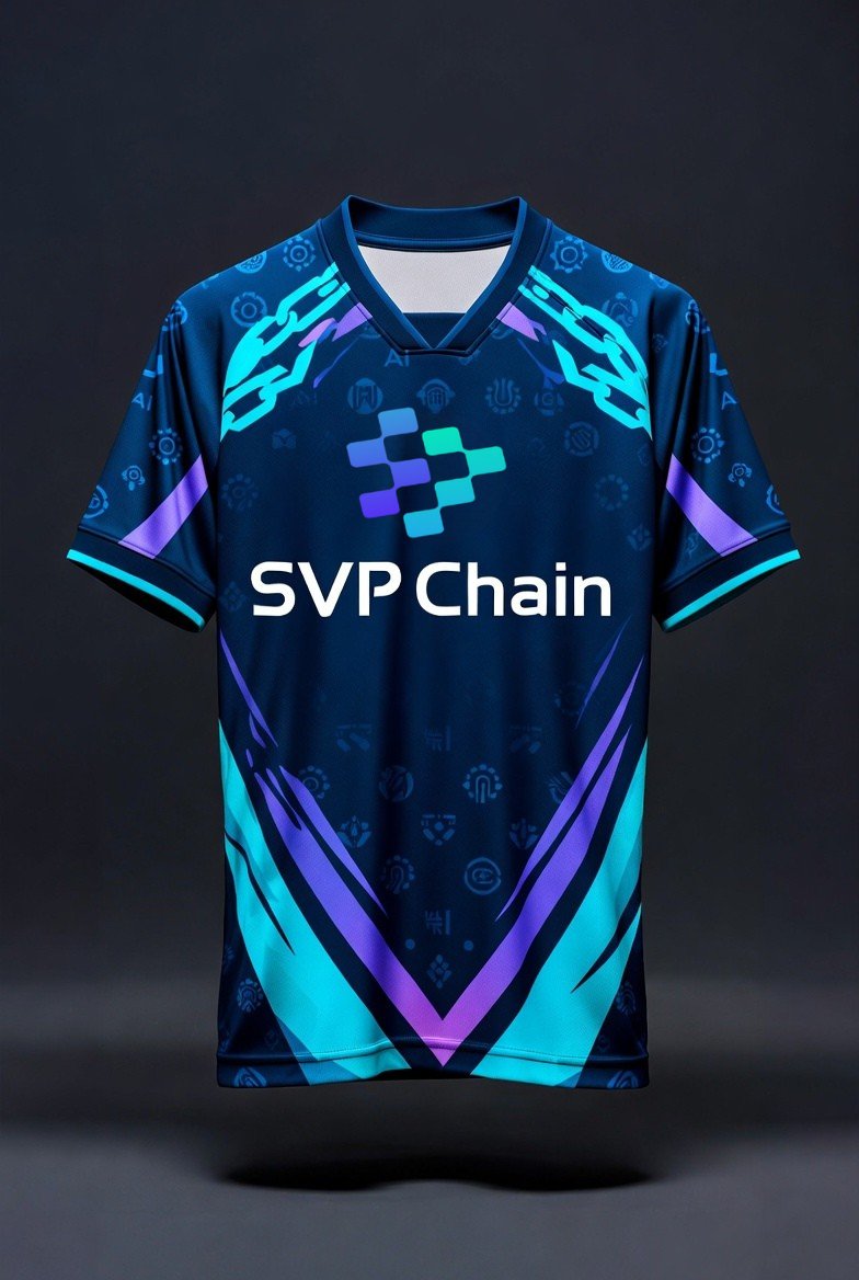 SvpCommunity's tweet photo. Our official SVP Chain Football Jersey Design— clean tech design, chain motifs, AI pixels, and that premium gradient drip.
Follow @SVPChain , team will print this once we hit 1K followers 💯
#SVPChain #Web3Kit https://t.co/XurbEbehBD