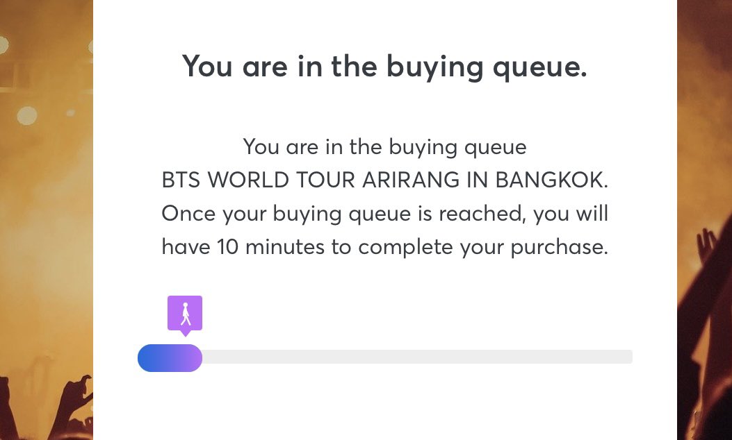 DestinyTicket's tweet photo. วิ่งเร็วๆ หน่อยน้า 🥹 

 #BTS_WORLDTOUR_BANGKOK https://t.co/T8IvtOzHiC