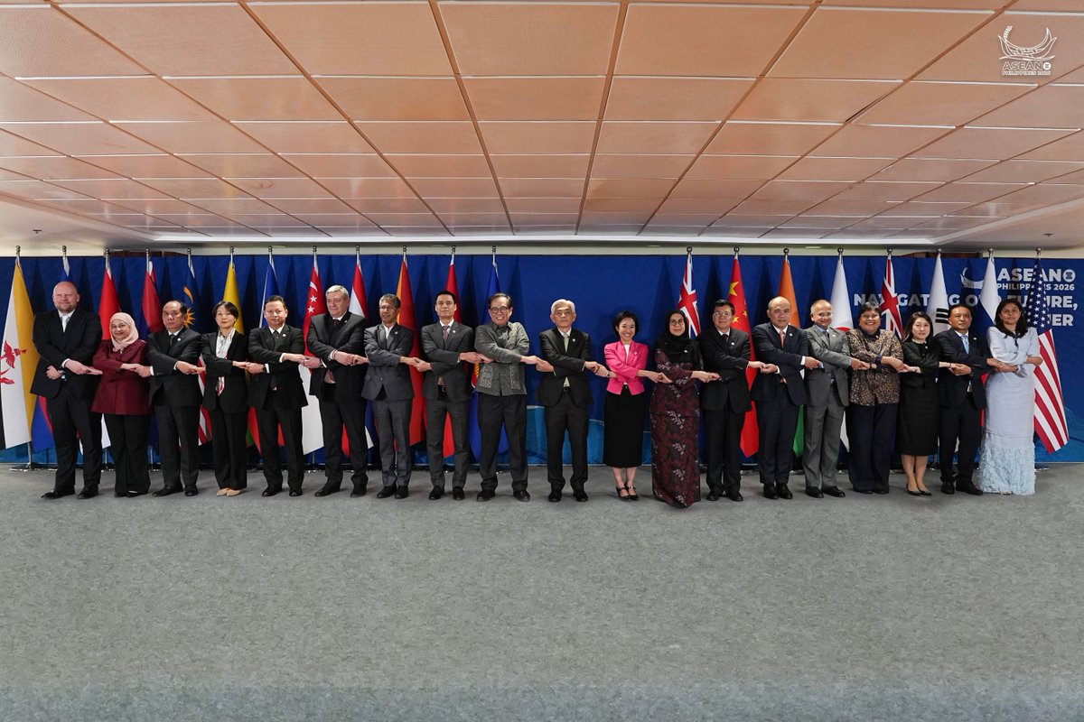 ASEAN's tweet photo. The East Asia Summit (EAS) Senior Officials’ Meeting took place on 9 June 2026, in Manila, Philippines, attended by EAS Senior Officials and the Deputy Secretary-General of ASEAN for ASEAN Political-Security Community. The Meeting reviewed the progress of EAS cooperation through the implementation of the EAS Plan of Action (2024-2028) and exchanged views on regional and international developments. The Meeting also discussed preparations for the 16th EAS Foreign Ministers’ Meeting in July 2026 and the 21st East Asia Summit in November 2026.

Photo credit: ASEAN NOC
