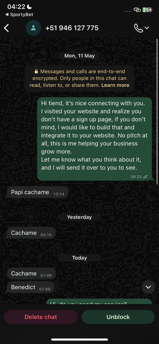 ebukadecreator's tweet photo. You run ads on Facebook as a hairdresser brand, I texted you on WhatsApp and this is what you are doing.

See people way Zugerberg suppose face, na me way no sabi anything you deh attack

All is well shaaa https://t.co/4MUFfcKbmI