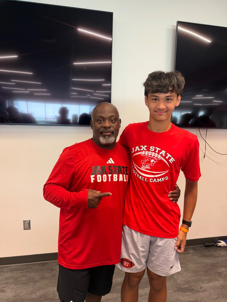 _JosephNaughton's tweet photo. Had an amazing time in Jacksonville State this morning! Loved the environment, JSU’s coaching staff, and competing with the best! Can’t wait to come back next year! @maxwellthurmond @CoachKellyJSU @JAJones1218  @themattbrown4 @PPRecruits @97RyanJones @cjenks1279 @OneOnOneKicking https://t.co/hrRBaQMy48