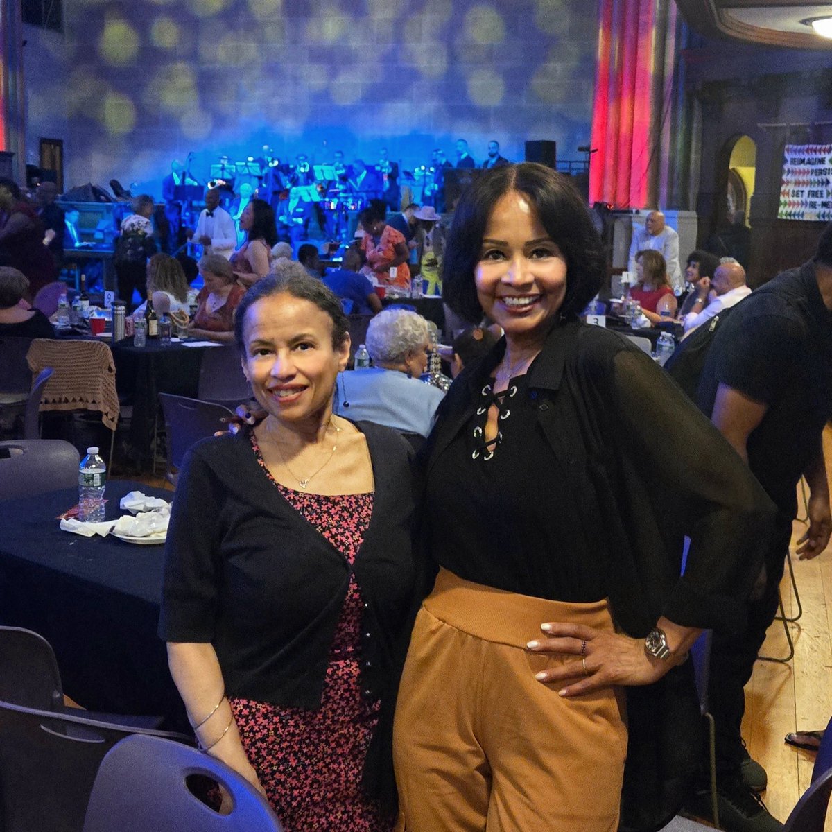 SajataRobin's tweet photo. There's something special about sharing a wonderful evening with my childhood friend Patrice. We enjoyed an unforgettable birthday bash for her salsa instructor 'Delile' Mambo D, with a fantastic live orchestra,  dance floor full of energy,  kept everyone moving the whole night. https://t.co/FUWKoFjK2a