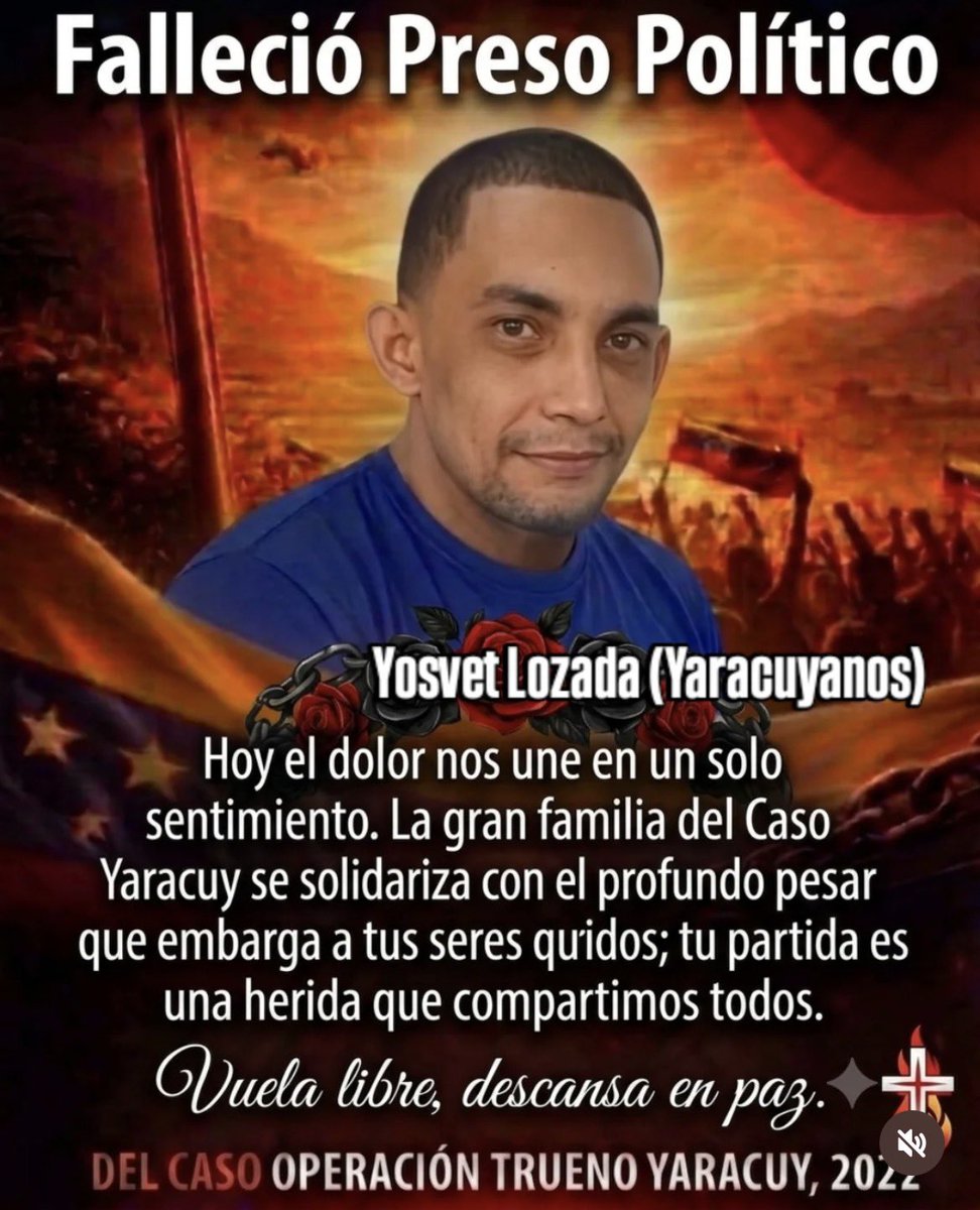 zulimadelvalle's tweet photo. El dolor embarga a otra familia, no queremos más presos bajo custodia, que injusticia tan grande. Siguen muriendo personas inocentes sin lograr la libertad, no tengo palabras, solo dolor. 💔💔💔💔💔💔💔💔💔💔💔💔💔💔💔🗣️🗣️🗣️¿hasta cuando ? https://t.co/IF52glotjW