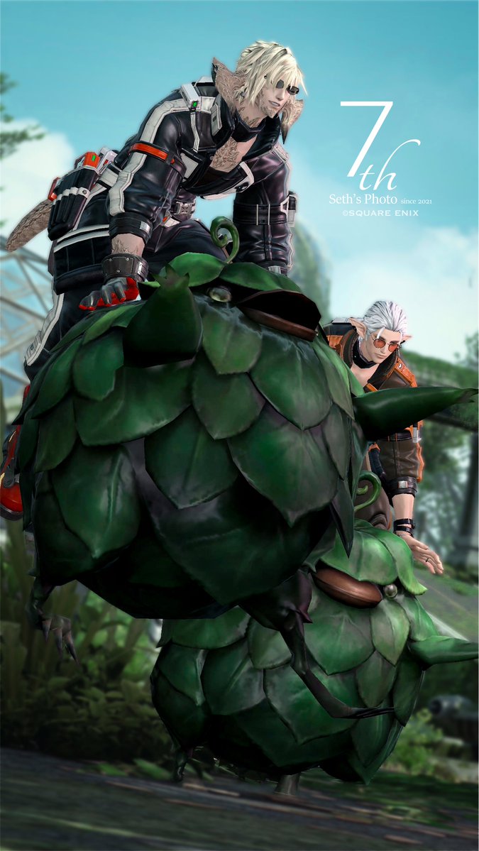 SethFF14's tweet photo. ダチ公にも🎁
これでお揃いダネ🌳🌳

#7th_photo 📸 #ff14 https://t.co/AfWpaWNH5c
