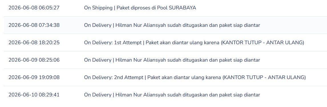 _jaatfim's tweet photo. @PosIndonesia tolong banget kantor pos ini kurir kalian bohong
Barang tidak pernah diantar ke lokasi dan ini sudah 6 hari
Tolong banget aku butuh paket itu segera https://t.co/cjAETR59YM
