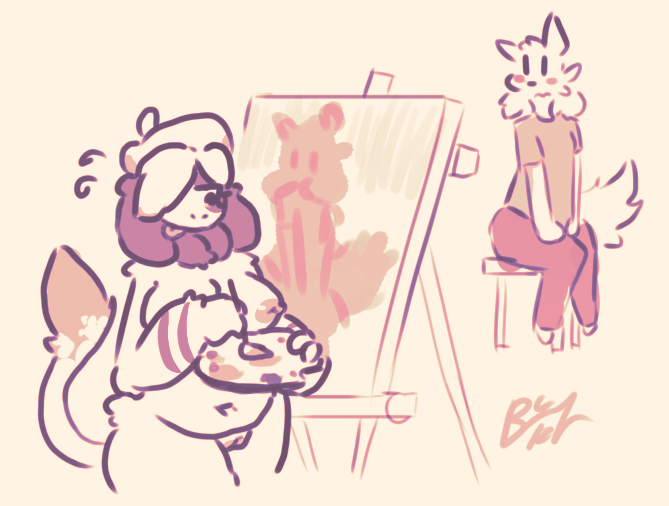 IcedTeaGooner's tweet photo. maestra misunderstands the concept of painting a nude model https://t.co/izvcjQWCKp