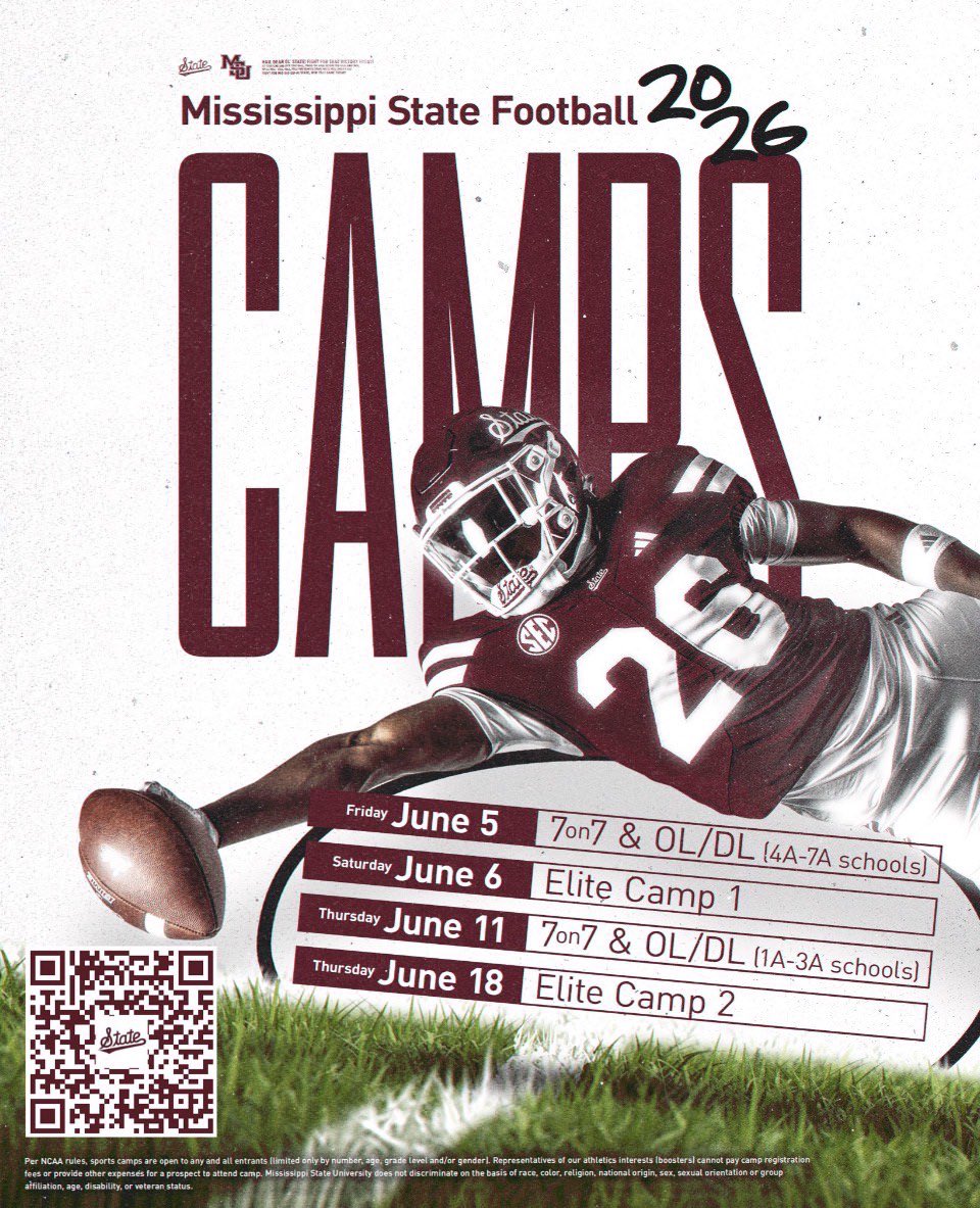 Ethan_Bailey17's tweet photo. I will be attending the @HailStateFB 7on7 on June 11th and the @DeltaState prospect camp on June 10th @ToddLott @Dill_7k @CoachWadeCannon @coachclayisbell https://t.co/JPvWIpdd2r