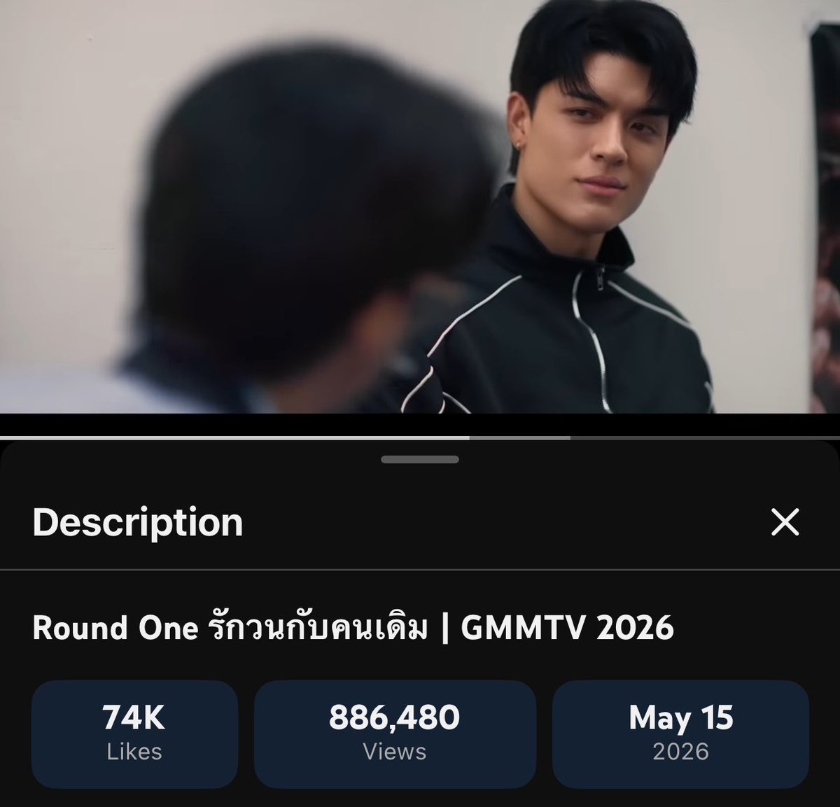 Ayyrs75's tweet photo. #RoundOneSeries 
We crossed 886k views❤️🥳. So close to cross 1M views.

We need 13k to cross 900k views.

Everyone please stream as much as possible🫶🏻
Let’s cross 1M soon🫂

#JossGawin #จอสกวิน https://t.co/AJd5dXyfyZ