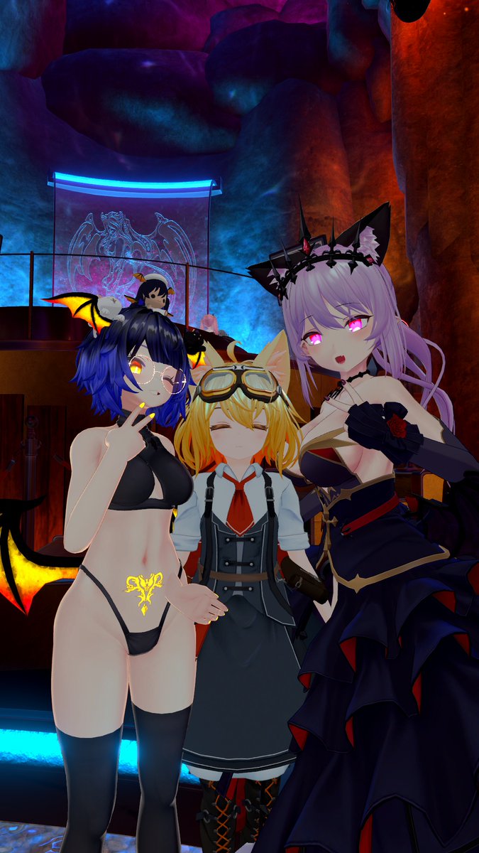 Dunqe's tweet photo. 6/9は #サキュバス酒場 ！！
今宵はネームレスさんが復帰されるというのでふぅまるさんの第6Insを目指しましたがSocialエラーで敗北！！
アフターで“推し”の姿を見れて満足です！！ https://t.co/zqGqZbbLgg
