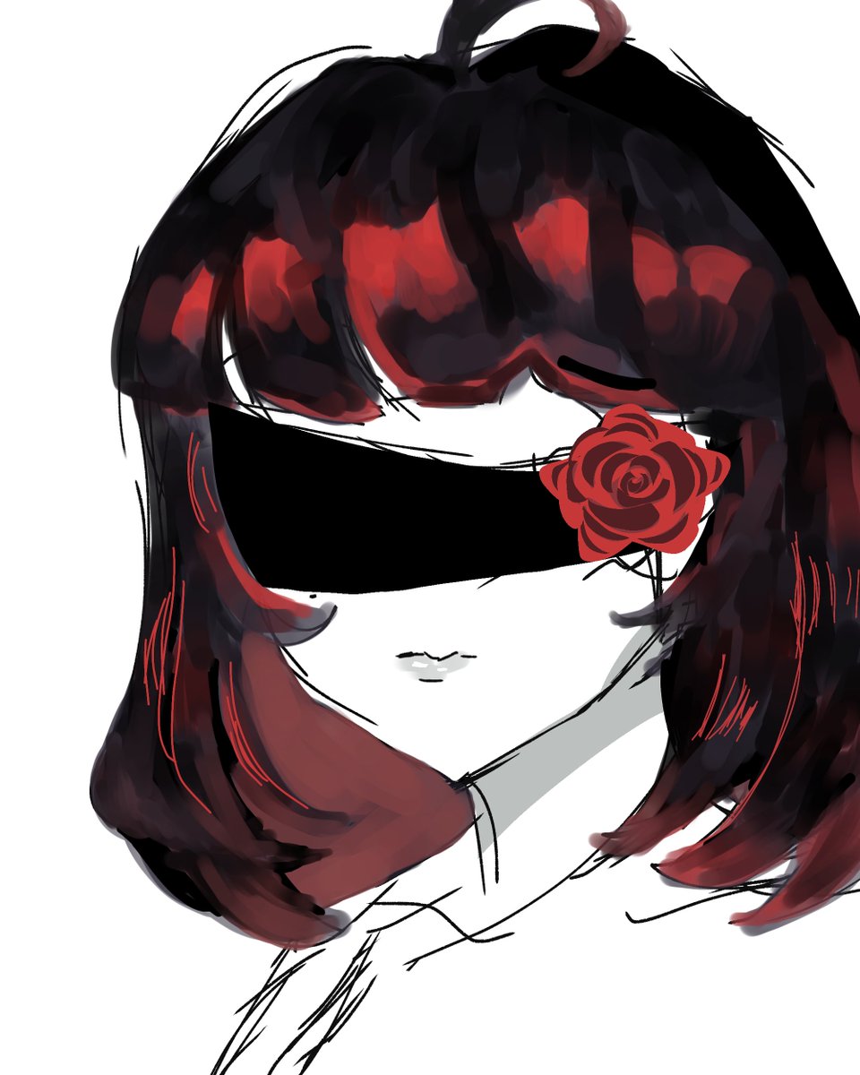 ms_squackington's tweet photo. Random WIP I did !! #artmoots #atist #red #rose https://t.co/CRcvoSa1Lv