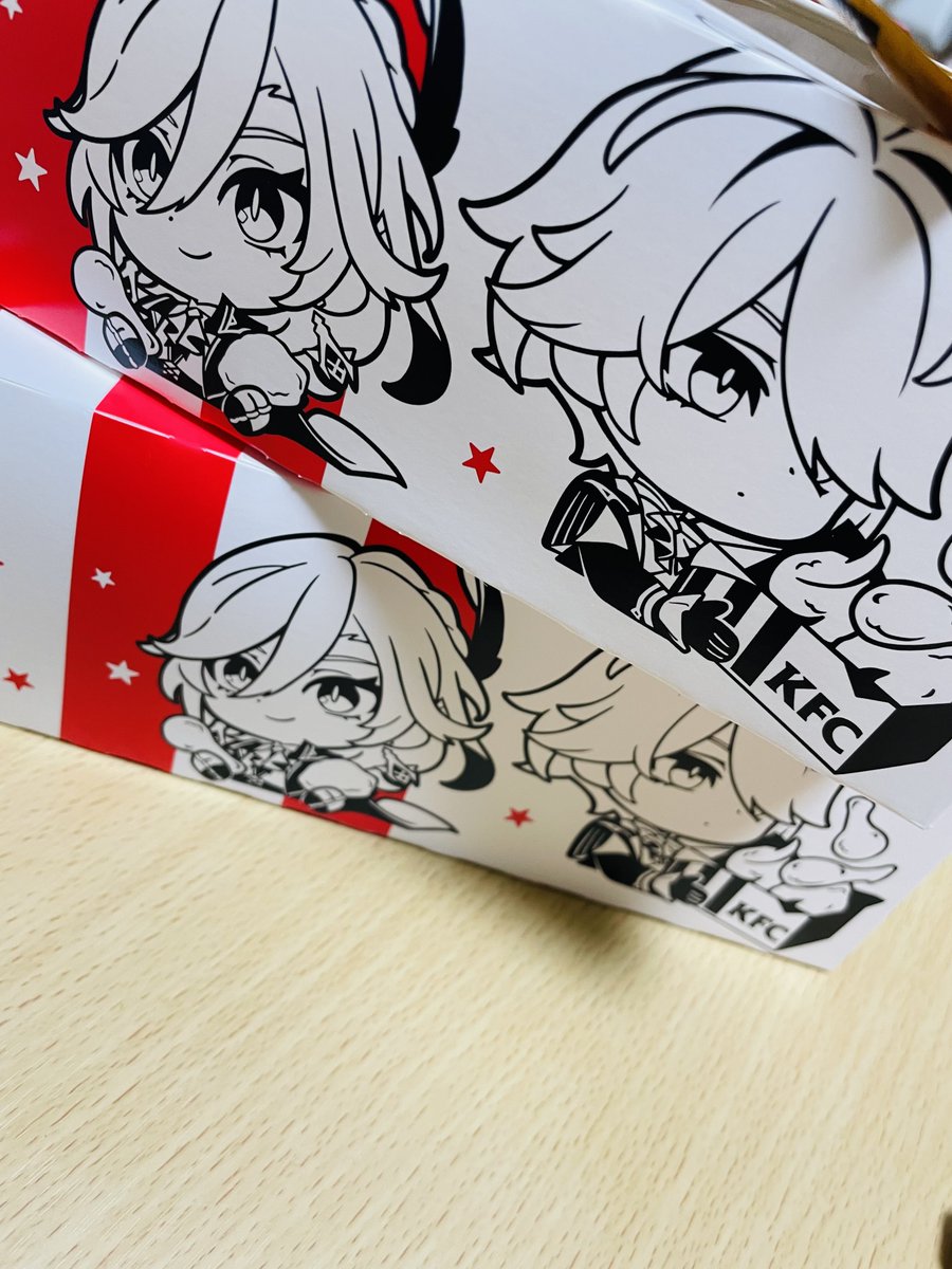 seri1100's tweet photo. ケンタッキーコラボ！！
前回同様、秒でBOX受け取れた🍖 https://t.co/ATcp9vLi8M