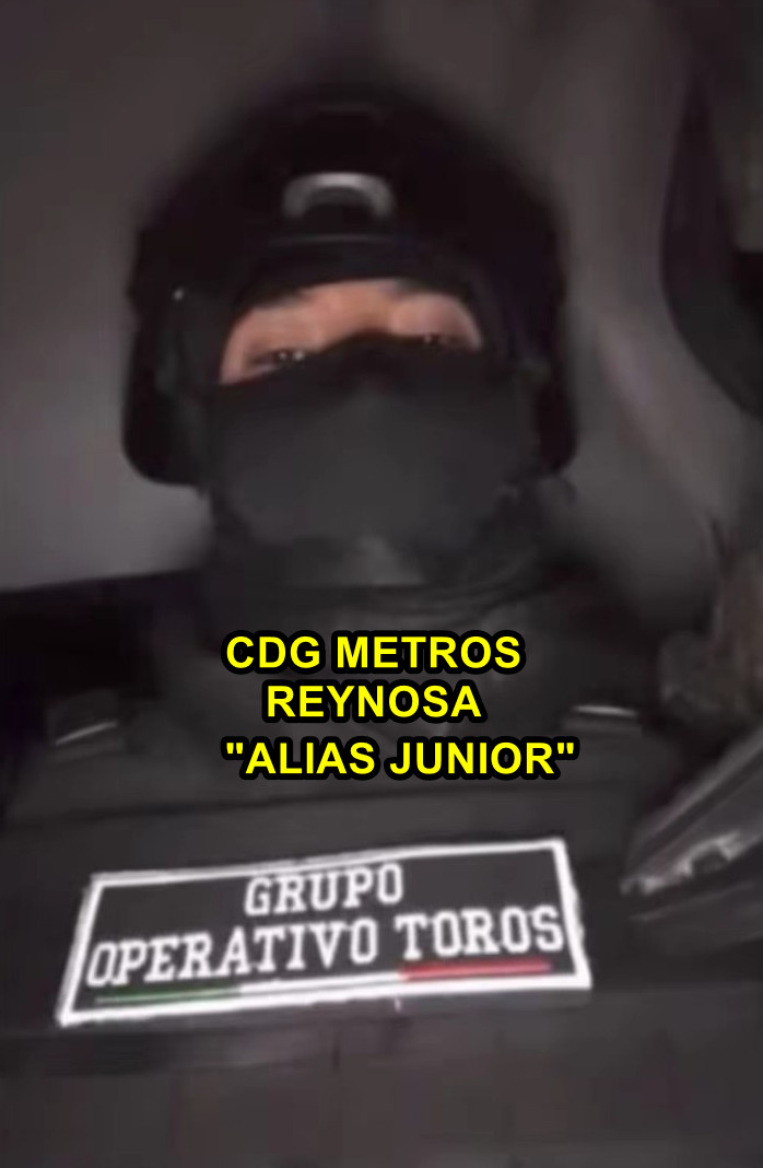 MennyValdz's tweet photo. EL JUNIOR CDG METROS de #REYNOSA
OPERATIVA TOROS 
SabiaCalle se encuenra hasta adentro de los carteles o de las casa de malos funcionarios etc etc https://t.co/okWhjylcK2