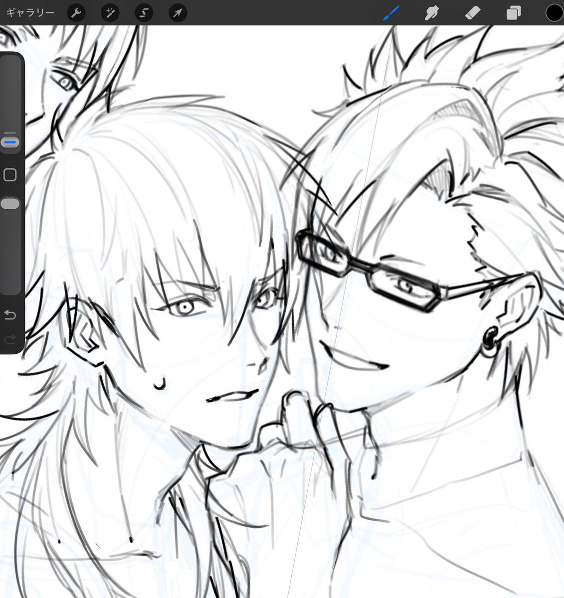 tiisai_tonakai's tweet photo. 顔が上手く描けてハピ
髪の毛が刺さってしまってるのは後ほどなんとかします💪🏻 https://t.co/MAeXKwbE7H