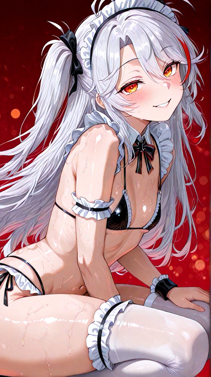 YishAI_SFW's tweet photo. Prinz Eugen's maid cafe outfit photoshoot!
#AzureLane https://t.co/HXCmfSqDjv