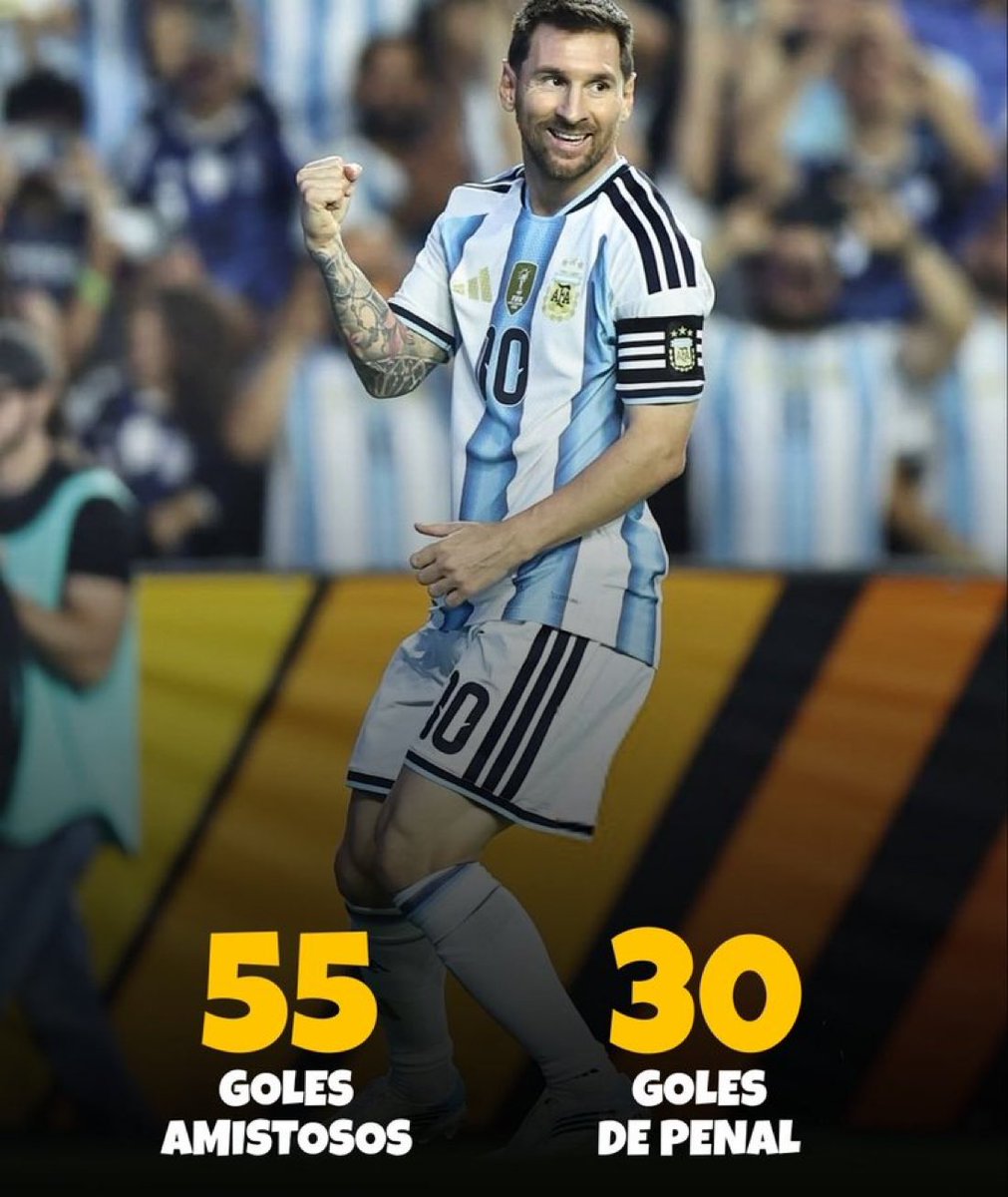 arielipillo's tweet photo. 🥇 RECORD QUE NO GUSTA A SUS FANS

Lionel Messi es el jugador con más goles en amistosos intrascendentes con selecciones, con 55 ⚽️

Lionel Messi es el jugador con más goles de penal en selecciones con 30 ⚽️ https://t.co/FkAEnmAGzC