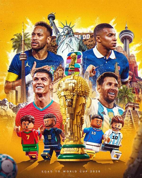 JUNECLAUDIA2's tweet photo. The 2026 World Cup is HERE and it's going to be the biggest one yet! 🌍🏆 48 teams, 104 games — but only ONE nation walks away with that trophy. Drop your winner in the comments, let's see who the people's favourite is! 👇🔥#WorldCup2026 #WC2026 #Football https://t.co/NSHf2NBaR6