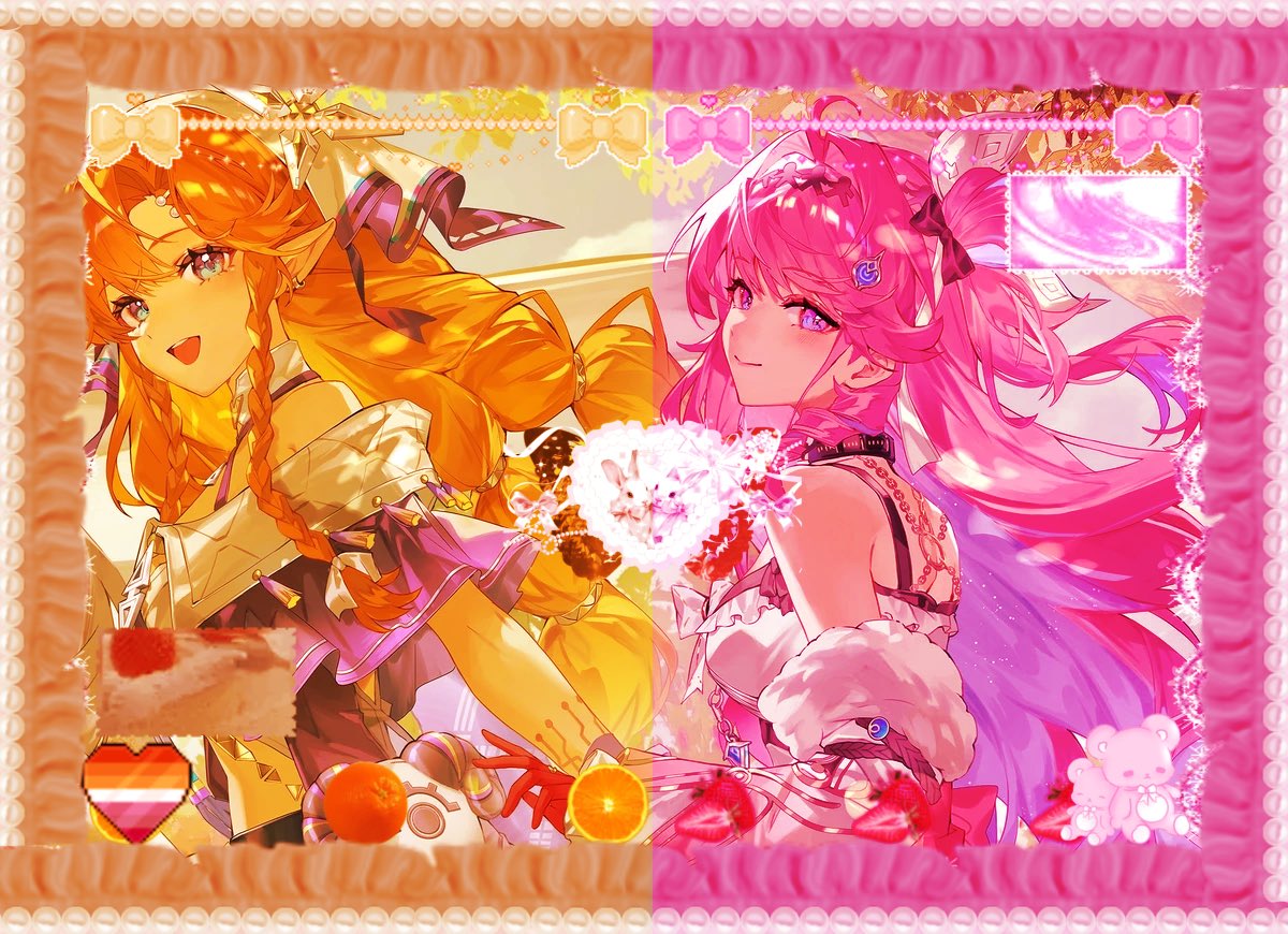 classcutta's tweet photo. i love these two friggin cutiessiesje #denrika #signia #sigrika #denia #wuwa #lesbians #yuri https://t.co/mwcdIOZImG