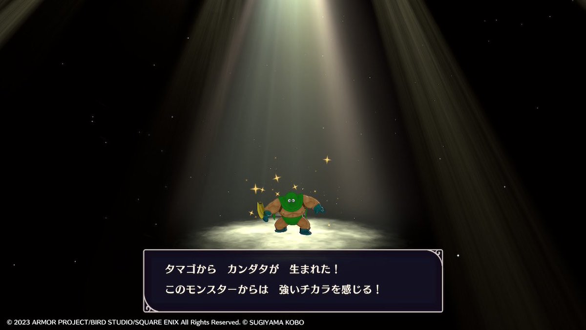 soundwave74656's tweet photo. #モンスターズ3
タマゴから生まれるカンダタさん笑 https://t.co/qpLrl94uVX