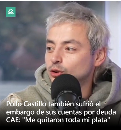 Iherreraa's tweet photo. Pobre Pollo Castillo, lo dejaron sin un peso, en plena pobreza porque no tenía como pagar el CAE pero si tenía como pagar un penthouse de 250 metros cuadrados en La Condes.  Que injusticia. https://t.co/DlHIzffeEl