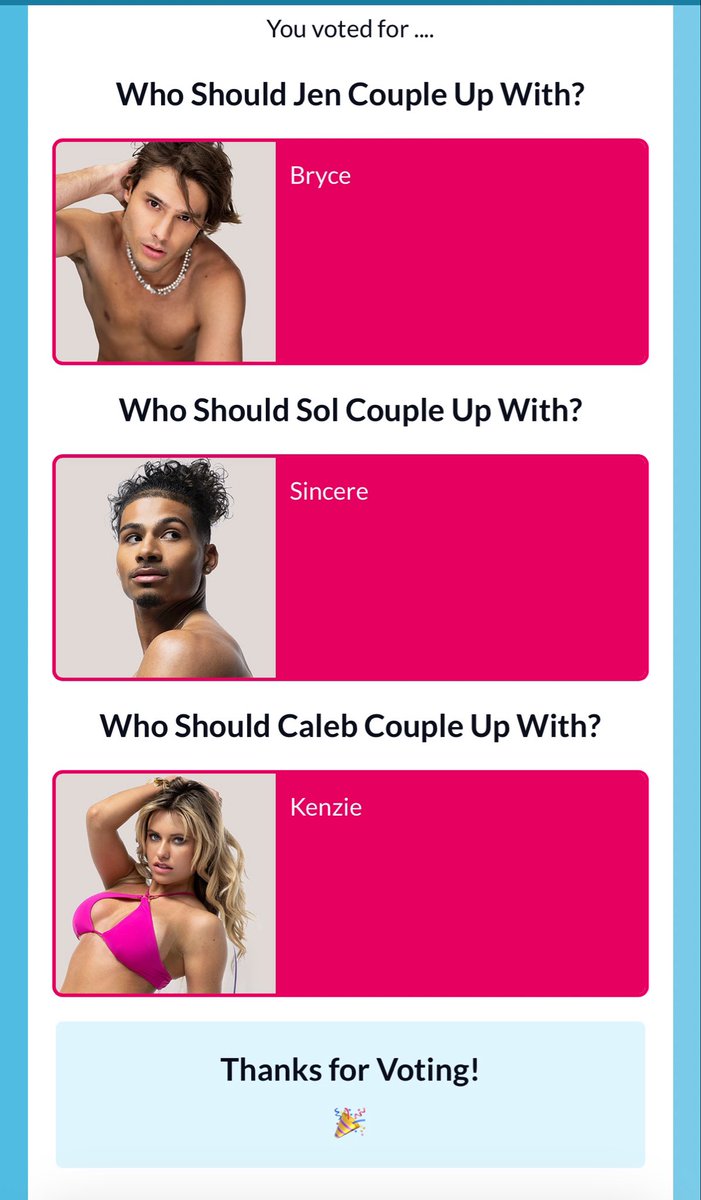 lolasickle's tweet photo. #loveislandusa https://t.co/w8qotwgtib
