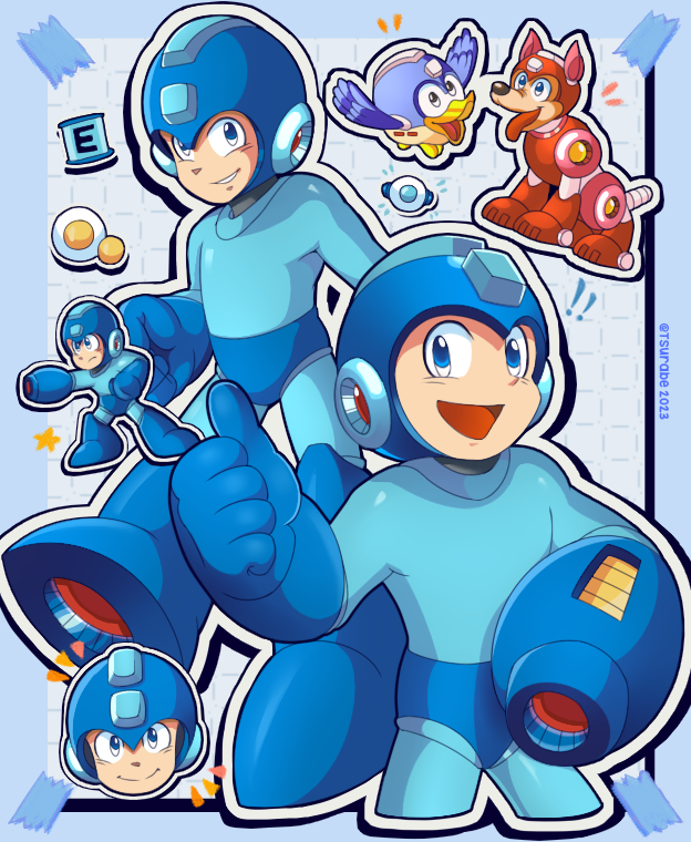 tsuterabe's tweet photo. It's Rockman day today 🎉 so have this work created for Rockman Day 2023

[#ロックマンの日 ] [#MegaMan ] [#rockman ] [#ロックマン]  [#Megaman ] [#Rockman ] https://t.co/Whf1R4M1WG