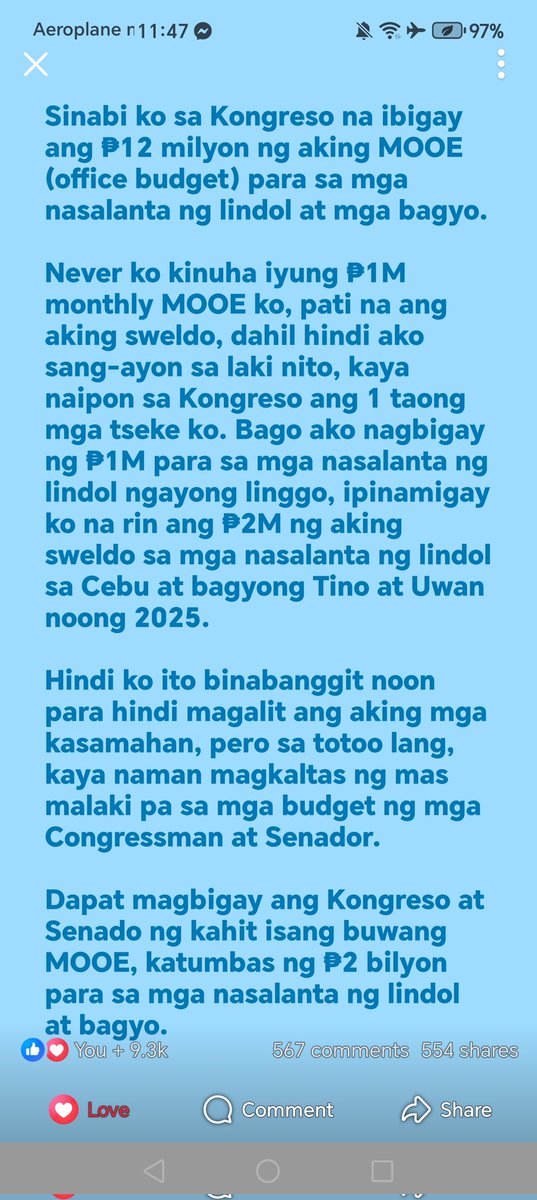 michellovelee's tweet photo. Ikaw na ang Bagong Bonifacio ng Bayan! Saludo sayo Cong. Leviste! Ipagpatuloy mo ang mabuti adhikain mo sa Bayan. #LeandroLeviste #Leviste #BagongBonifacio #Mindanao #Batangas #Pilipinas https://t.co/ucdIVLIZ2c
