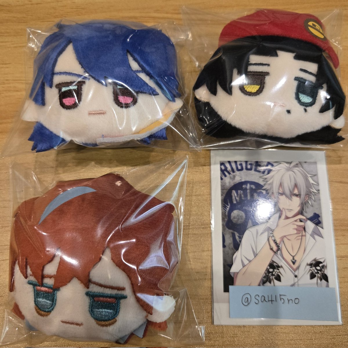 sa415no's tweet photo. 【交換】
ヒプマイ ダイソー フェイスぬいぐるみ

譲：二郎、帝統、独歩
求：左馬刻、簓

郵送または大阪市内手渡し可。
sideA⇆sideBでの交換も可能です。
お気軽にお声掛けください。 https://t.co/o0LrTijuK7