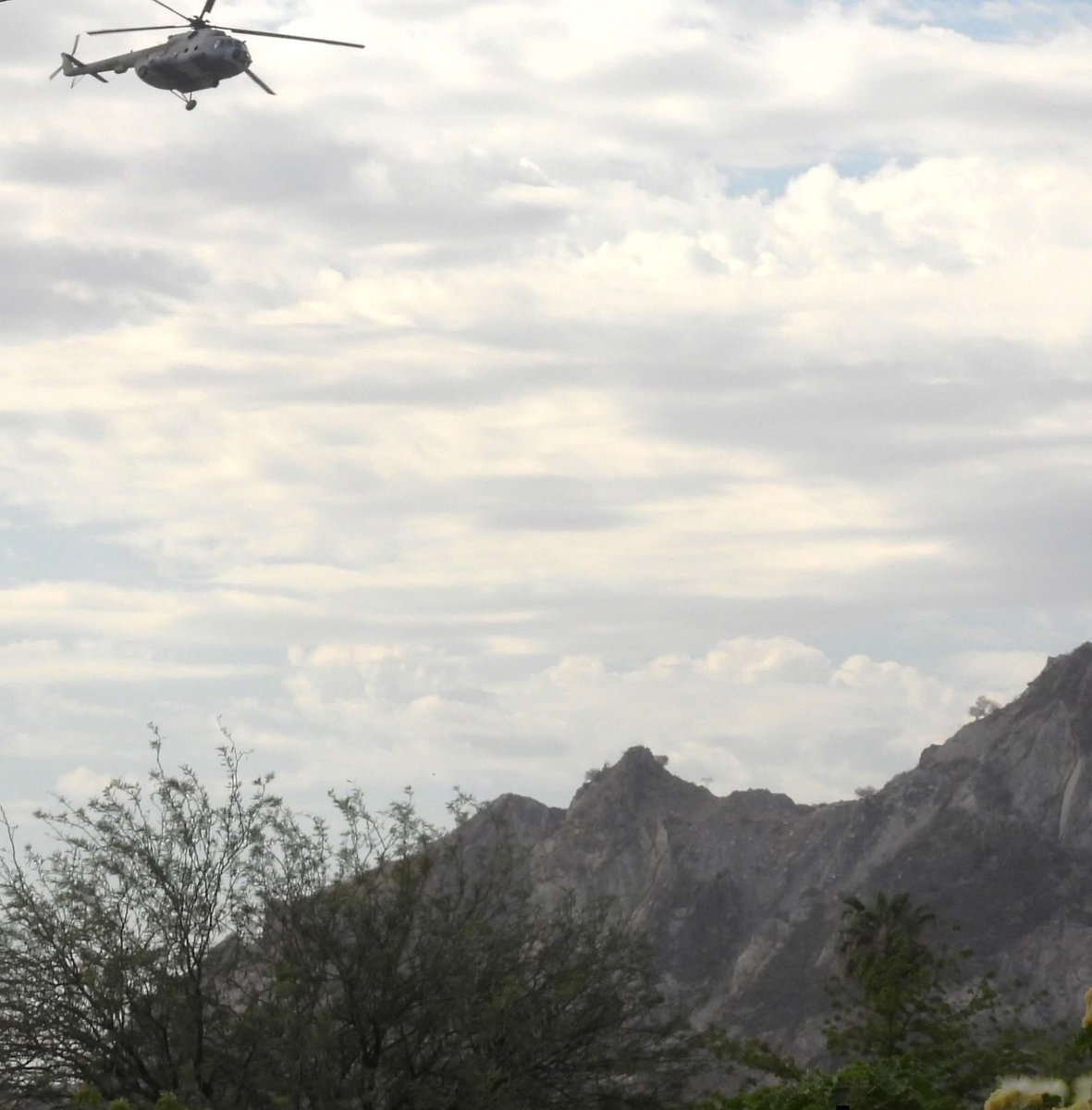 UlisesGtzR's tweet photo. Helicóptero Mil Mi-17 de la Fuerza Aérea Mexicana. https://t.co/LvdnU18Q4e