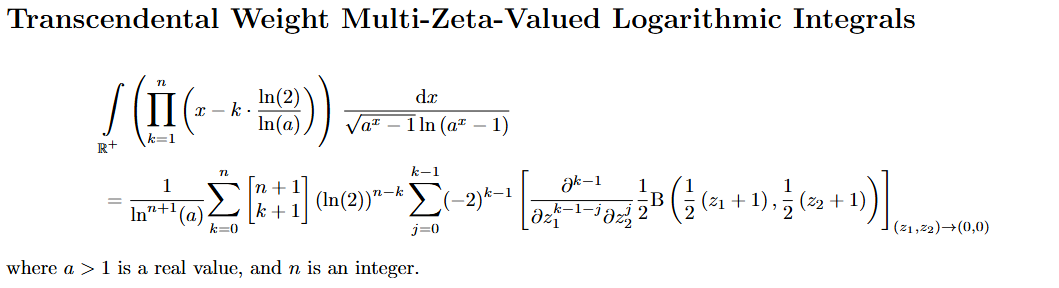 MMathster's tweet photo. #mathematics #puzzled #calculus #integral #數學 #수학 #数学 #matemáticas #積分 #적분 #挑戦 #advanced #上級 #高級 

🇬🇧 An elegant approach that works for many polynomials!
🇹🇼 許多多項式積分的優雅解法！
🇯🇵 多くの多項式の積分に対する、洗練された解法！ https://t.co/ll1TKK5DpW
