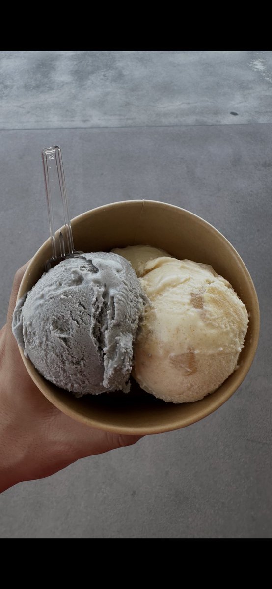urushi_LedZone's tweet photo. 食後デザート🍨

黒ごま
きなこわらびもち
濃厚ミルク

のトリプルジェラート😋 https://t.co/zAthPNa1Cm