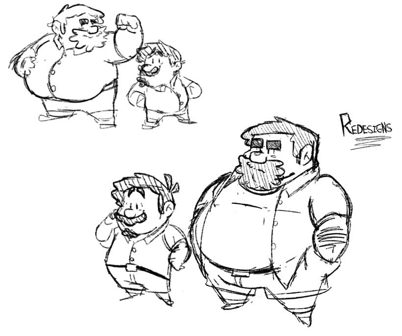 JerrysArtShack's tweet photo. Also, These are slight redesigns! I think there’s still more I might change. I wouldn’t mind hearing feedback! https://t.co/f08laB5LWX