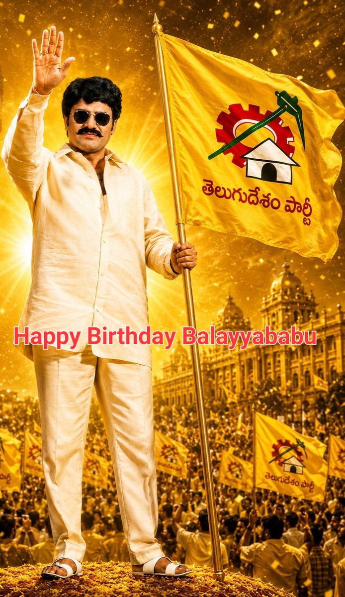 RaghuForTDP's tweet photo. @ncbn #JaiBalayya #JaiTelugudesam #NBKBirthdayCDP
#NandamuriBalakrishna #HappyBirthdayNBK #HBDBalayya https://t.co/2OjOecAtdr