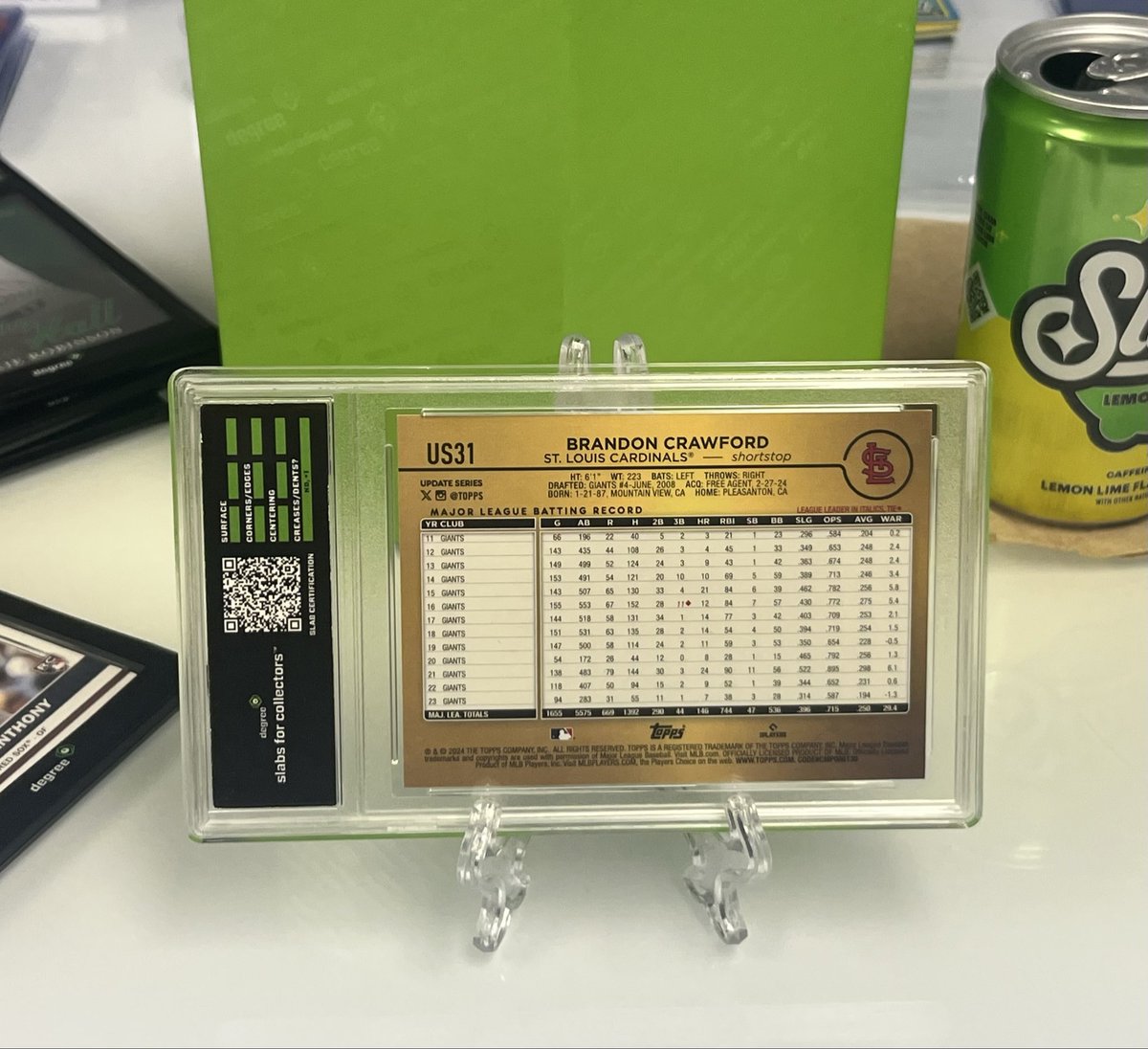 mboyan219's tweet photo. Sent it @bcraw35 🔥 you’re @Topps Gold Mirror SSP GEMMED 💯 💎 https://t.co/hvMUGeqHJp