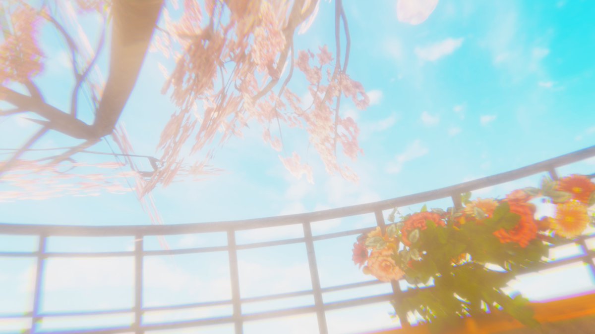 trynbee's tweet photo. Noon Sakura⁄午樱 にて
 #VRChat_world紹介 https://t.co/tduFyOMeUw