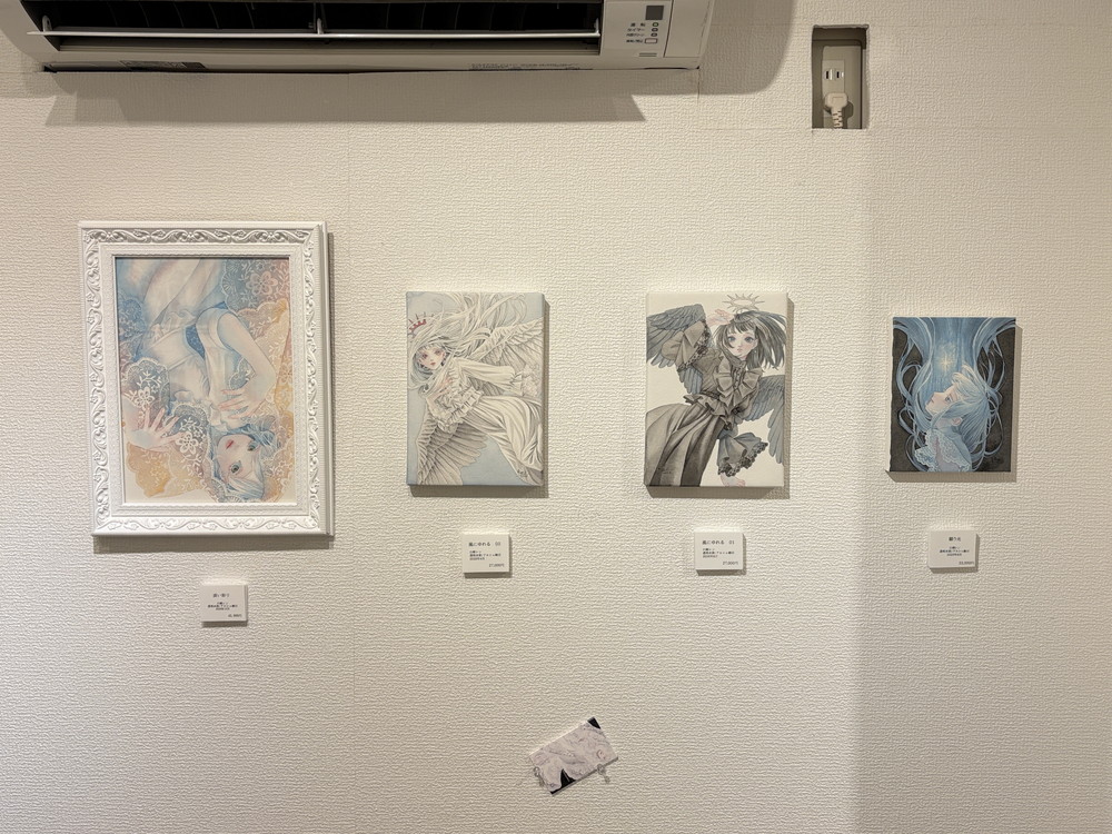 chuogallery's tweet photo. 空想絵画博覧会２
写真１枚目から　しの原しのさん、白崎レンさん、つぶさん、七生まゆさんの作品。 https://t.co/t0XZcgviYr