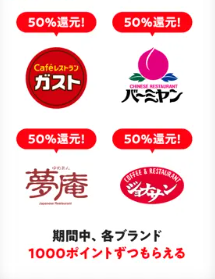chukenDr's tweet photo. メルペイ、50％還元！！！

■6/13-6/30
・ガスト
・バーミヤン
・サンドラッグ
・駿河屋
など対象店でメルペイが50％還元。

還元は1000p上限/2000円決済だけど、ブランド毎なので、各店2000円まで50％還元。シンプルに強い！！ https://t.co/EocKTiLYm1