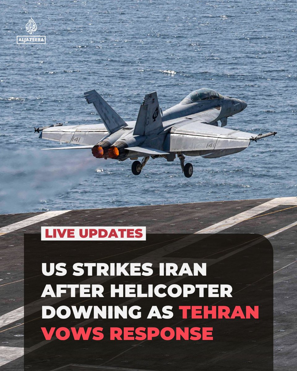 MohammadRehanPk's tweet photo. امریکا نے فوجی ہیلی کاپٹر گرانے کے جواب میں ایران پر حملہ کر دیا
#iranisraelconflict 
#war
#middleeast https://t.co/V4CyH2d6Ni