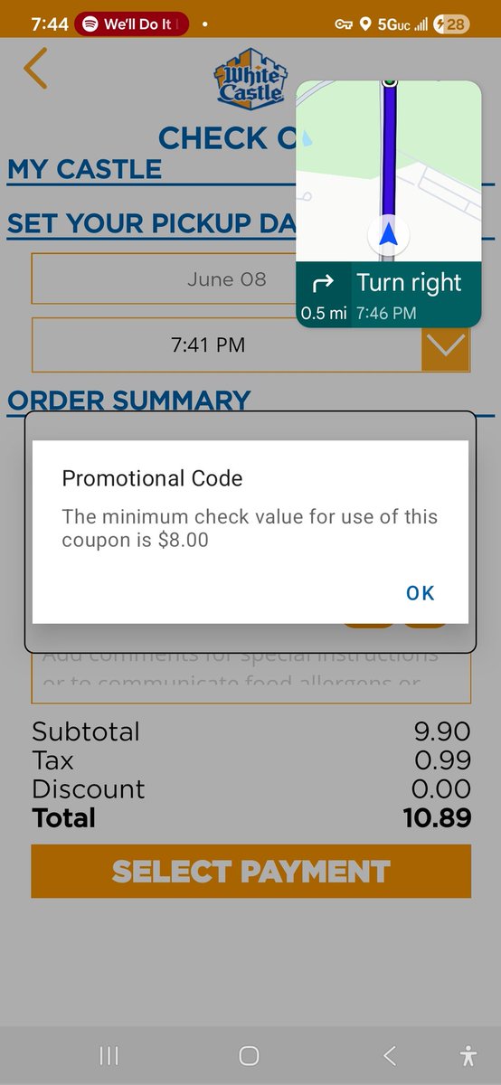 iagreewithme72's tweet photo. @WhiteCastle Please fix the app so we can order and use rewards and offers. I have tried to submit screenshits and wcreen records to no avail. Just this week another $8 mobile offer unable to be used and lost from my account. https://t.co/gF20d4JYDf