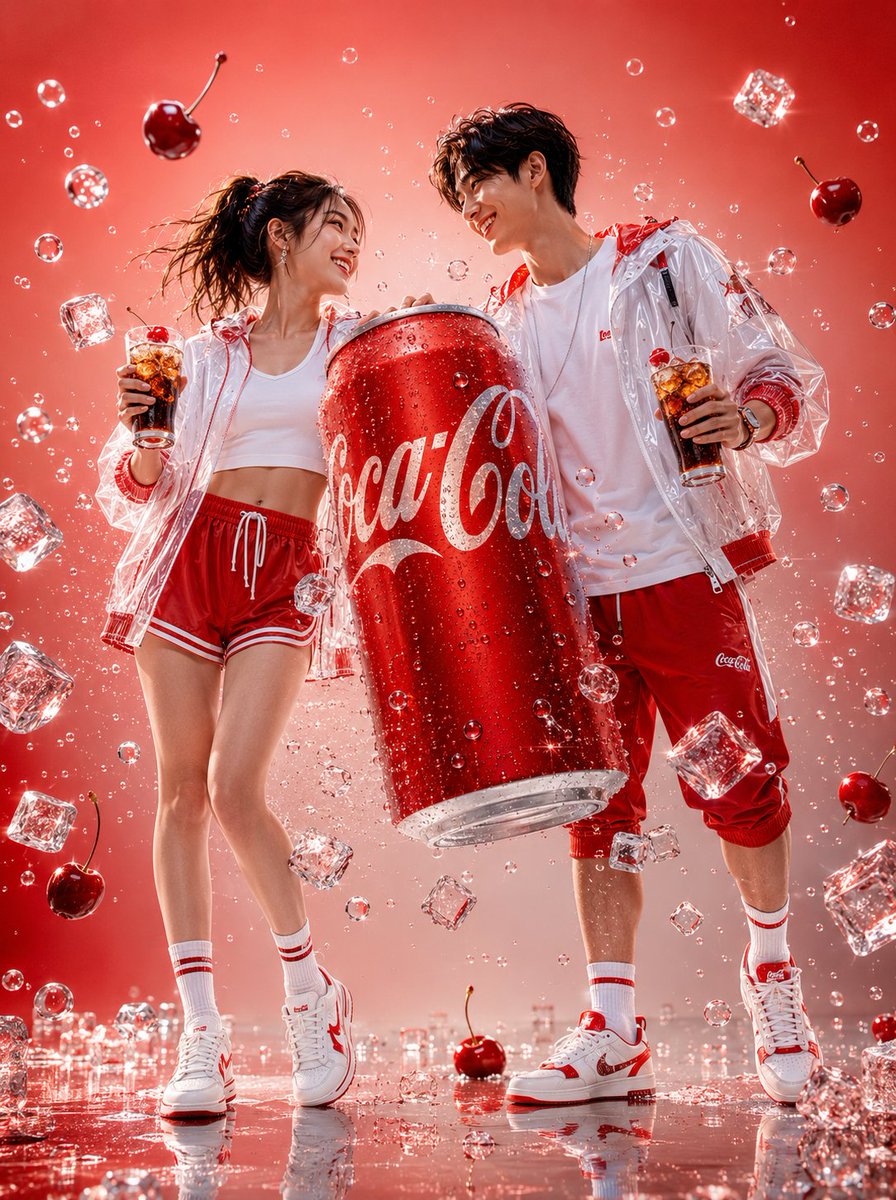 Japanese Couple Beverage Commercial Shot